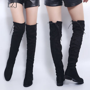Bottes Sexy sur le genou femmes bottes femmes